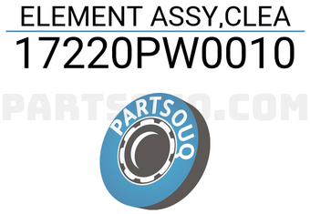 Honda 17220PW0010 ELEMENT ASSY,CLEA
