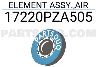 Honda 17220PZA505 ELEMENT ASSY.,AIR