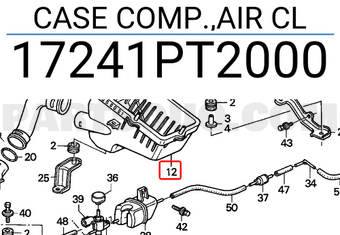 Honda 17241PT2000 CASE COMP.,AIR CL