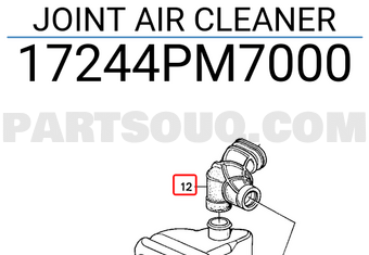 Honda 17244PM7000 JOINT AIR CLEANER