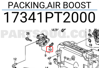 Honda 17341PT2000 PACKING,AIR BOOST