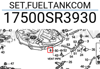 Honda 17500SR3930 SET,FUELTANKCOM