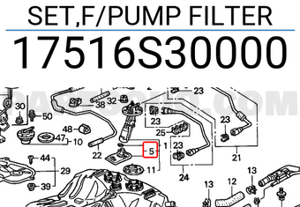 Honda 17516S30000 SET,F/PUMP FILTER