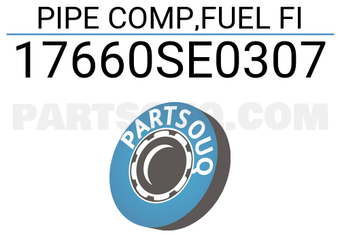 Honda 17660SE0307 PIPE COMP,FUEL FI