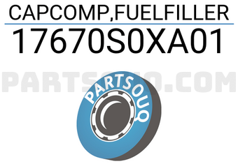 Honda 17670S0XA01 CAPCOMP,FUELFILLER