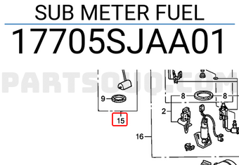 Honda 17705SJAA01 SUB METER FUEL