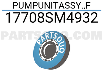 Honda 17708SM4932 PUMPUNITASSY.,F