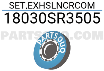Honda 18030SR3505 SET,EXHSLNCRCOM