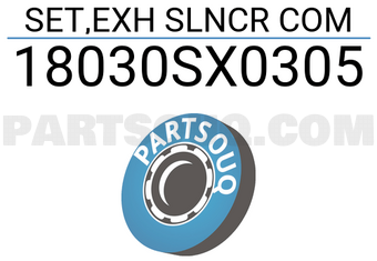 Honda 18030SX0305 SET,EXH SLNCR COM