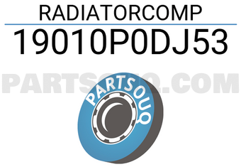 Honda 19010P0DJ53 RADIATORCOMP
