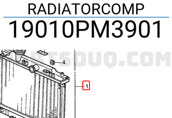Honda 19010PM3901 RADIATORCOMP