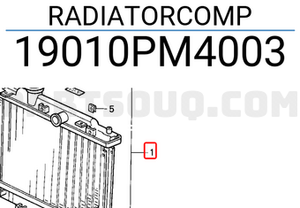 Honda 19010PM4003 RADIATORCOMP