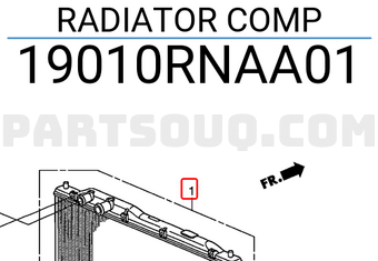 Honda 19010RNAA01 RADIATOR COMP