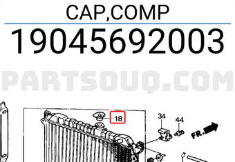 Honda 19045692003 CAP,COMP