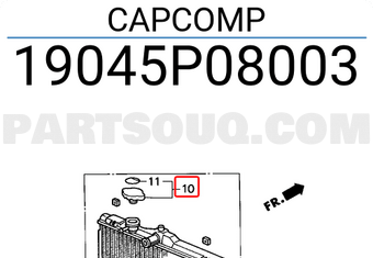 Honda 19045P08003 CAPCOMP
