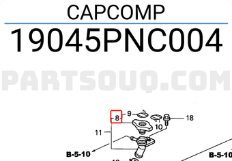Honda 19045PNC004 CAPCOMP