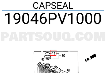 Honda 19046PV1000 CAPSEAL