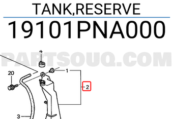 Honda 19101PNA000 TANK,RESERVE