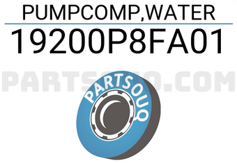 Honda 19200P8FA01 PUMPCOMP,WATER