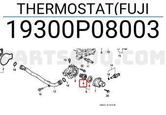 Honda 19300P08003 THERMOSTAT(FUJI