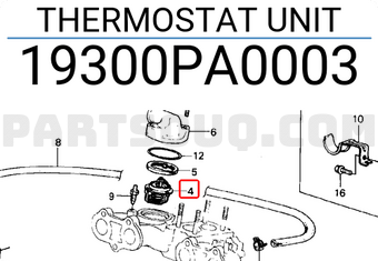 Honda 19300PA0003 THERMOSTAT UNIT