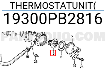 Honda 19300PB2816 THERMOSTATUNIT
