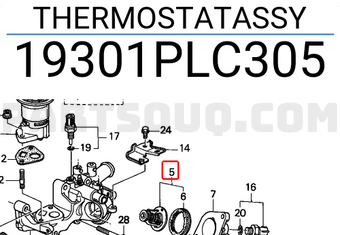 Honda 19301PLC305 THERMOSTATASSY