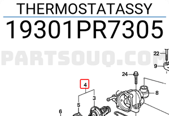 Honda 19301PR7305 THERMOSTATASSY