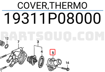 Honda 19311P08000 COVER,THERMO