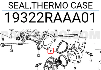 Honda 19322RAAA01 SEAL,THERMO CASE