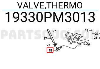 Honda 19330PM3013 VALVE,THERMO