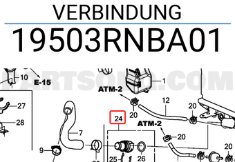 Honda 19503RNBA01 VERBINDUNG