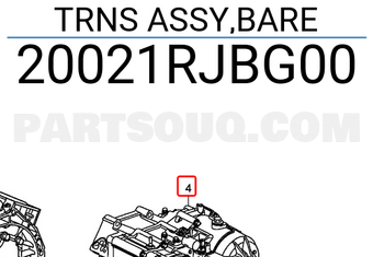 Honda 20021RJBG00 TRNS ASSY,BARE