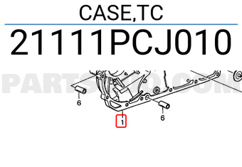 Honda 21111PCJ010 CASE,TC