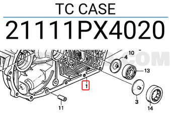 Honda 21111PX4020 TC CASE
