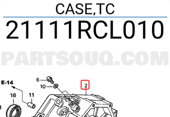 Honda 21111RCL010 CASE,TC