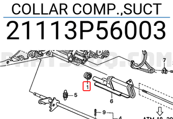 Honda 21113P56003 COLLAR COMP.,SUCT