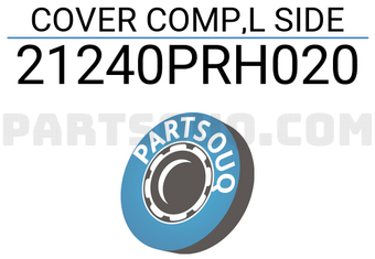 Honda 21240PRH020 COVER COMP,L SIDE