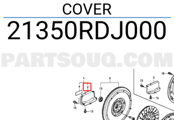 Honda 21350RDJ000 COVER