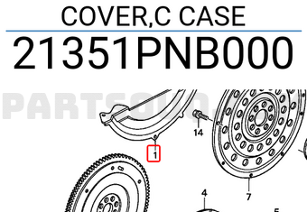 Honda 21351PNB000 COVER,C CASE