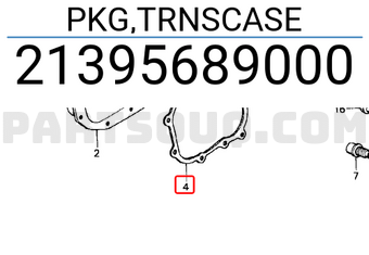 Honda 21395689000 PKG,TRNSCASE