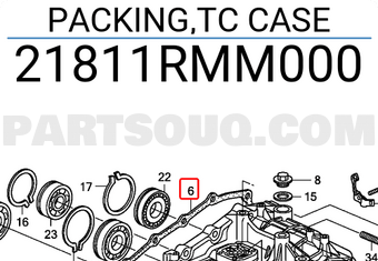 Honda 21811RMM000 PACKING,TC CASE