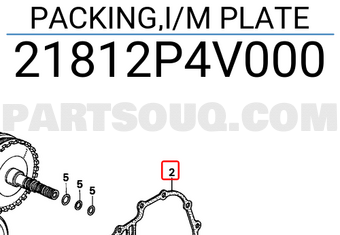 Honda 21812P4V000 PACKING,I/M PLATE
