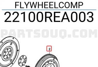 Honda 22100REA003 FLYWHEELCOMP