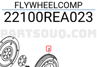Honda 22100REA023 FLYWHEELCOMP