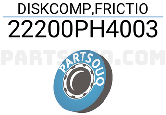 Honda 22200PH4003 DISKCOMP,FRICTIO