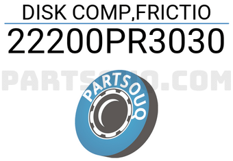 Honda 22200PR3030 DISK COMP,FRICTIO