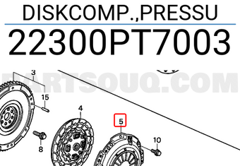 Honda 22300PT7003 DISKCOMP.,PRESSU