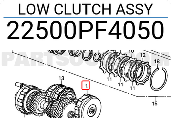 Honda 22500PF4050 LOW CLUTCH ASSY
