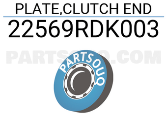 Honda 22569RDK003 PLATE,CLUTCH END